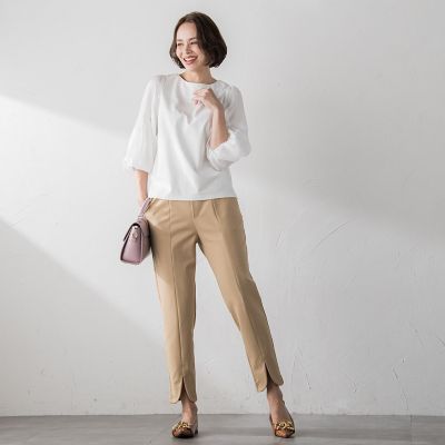 ハイストレッチポンチパンツ≪洗濯機で洗える≫