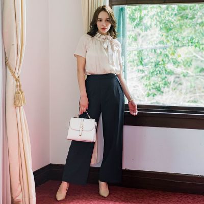 ボディーシェルキューダスワイドパンツ≪洗濯機で洗える≫