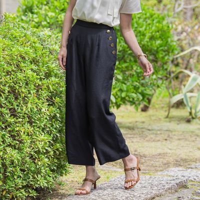 アイアスワイドパンツ≪手洗い可能≫ | Viaggio Blu (Women