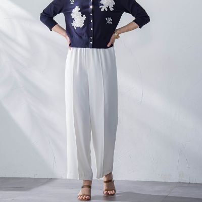 新色追加】接触冷感2WAYストレッチワイドパンツ≪洗濯機で洗える