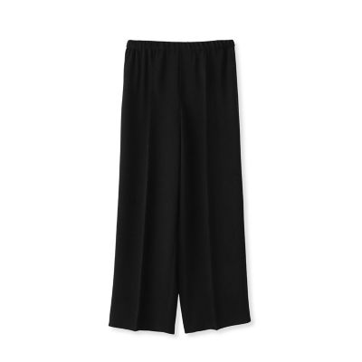 【SALE】Viaggio Blu (Women)/ビアッジョブルー 接触冷感2WAYストレッチワイドパンツ&#8810;洗濯機で洗える&#8811; 04ブラック パンツ・ズボン【三越伊勢丹/公式】