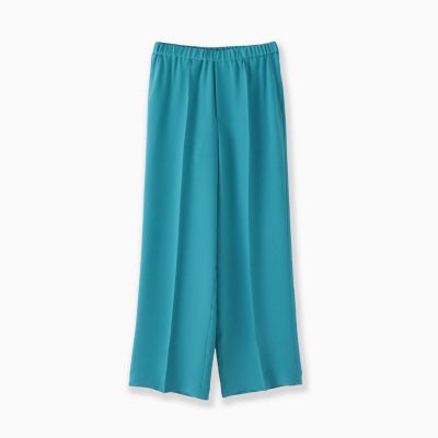 【SALE】Viaggio Blu (Women)/ビアッジョブルー 接触冷感2WAYストレッチワイドパンツ&#8810;洗濯機で洗える&#8811; 07ブルー パンツ・ズボン【三越伊勢丹/公式】