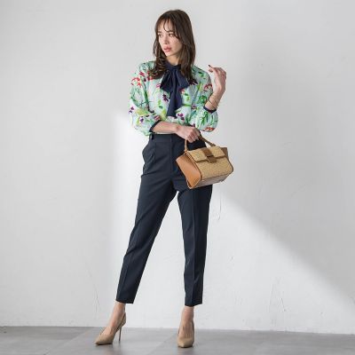 美シルエットテーパードパンツ | Viaggio Blu (Women)/ビアッジョ