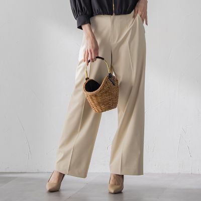 Viaggio Blu (Women)/ビアッジョブルー 美シルエットワイドパンツ