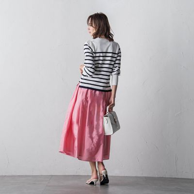 ＥＴＩＱＵＥタフタボリュームスカート≪洗濯機で洗える≫