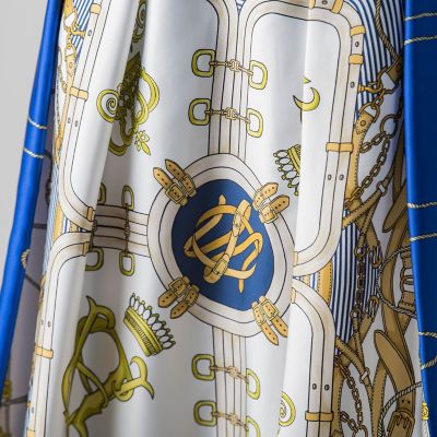 マリンパネルプリントスカート≪洗濯機で洗える≫