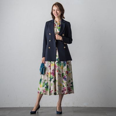 【ＷＥＢ限定カラーあり】フルーツプリントスカート≪セットアップ対応／洗濯機で洗える≫