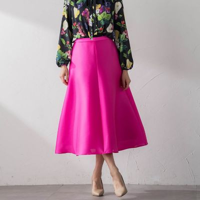 シルキースカート≪洗濯機で洗える≫ | Viaggio Blu (Women