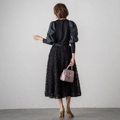 チュールフリルスカート≪セットアップ対応≫