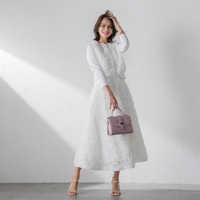 フラワーチュールスカート