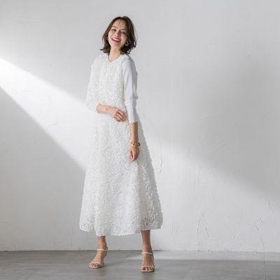 フラワーチュールスカート