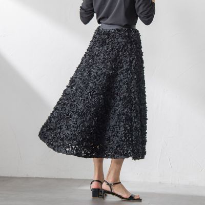 フラワーチュールスカート