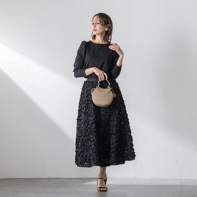 フラワーチュールスカート