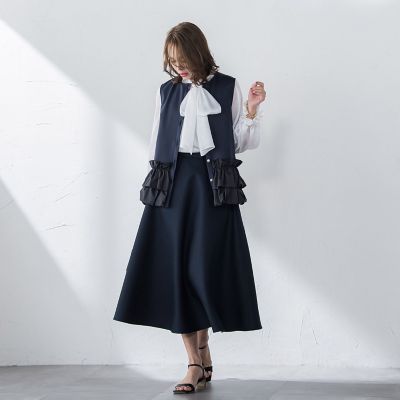 バスケットリネーラサーキュラースカート | Viaggio Blu (Women