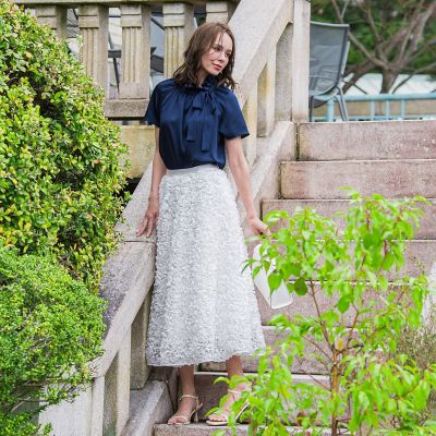 フラワーチュールスカート