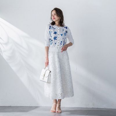 フラワーチュールスカート