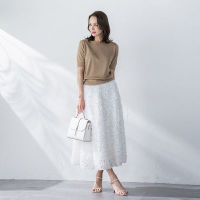 フラワーチュールスカート