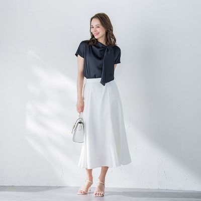 接触冷感２ＷＡＹストレッチマーメイドスカート≪洗濯機で洗える≫