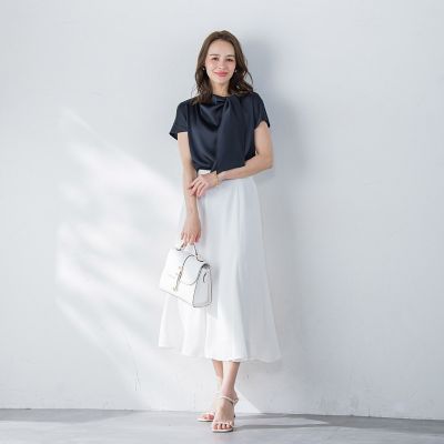 接触冷感２ＷＡＹストレッチマーメイドスカート≪洗濯機で洗える≫