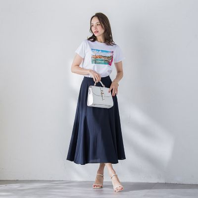 接触冷感２ＷＡＹストレッチマーメイドスカート≪洗濯機で洗える≫