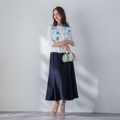 接触冷感２ＷＡＹストレッチマーメイドスカート≪洗濯機で洗える≫