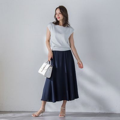 接触冷感２ＷＡＹストレッチマーメイドスカート≪洗濯機で洗える≫
