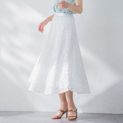ミニフラワーチュールレーススカート≪洗濯機で洗える≫ | Viaggio Blu