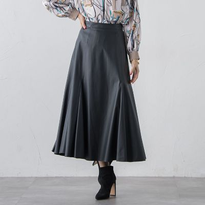 ＜Viaggio Blu (Women)＞フェイクレザーマーメイドスカート