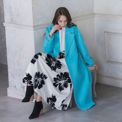 ビッグフラワーフロッキースカート | Viaggio Blu (Women)/ビアッジョ