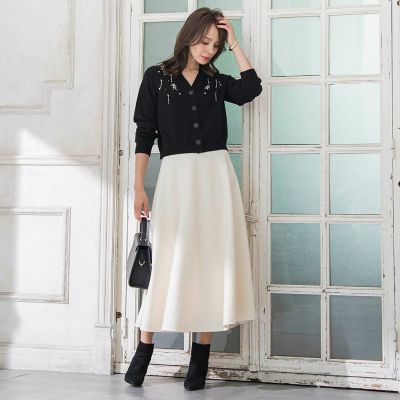 新色追加】メルトンサーキュラースカート | Viaggio Blu (Women