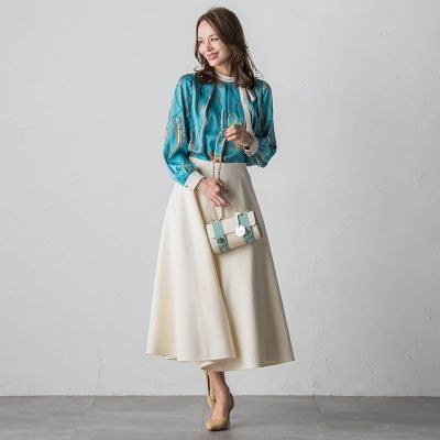 新色追加】メルトンサーキュラースカート | Viaggio Blu (Women