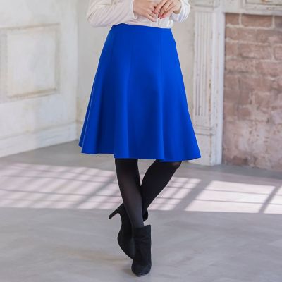 Viaggio Blu (Women)/ビアッジョブルー ルミナリー圧縮スムーススカート 27ブルー系その他 ひざ丈スカート【三越伊勢丹/公式】