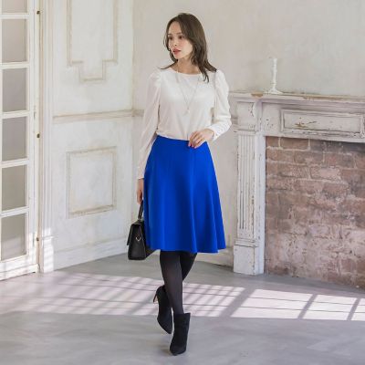 新色追加】ルミナリー圧縮スムーススカート | Viaggio Blu (Women