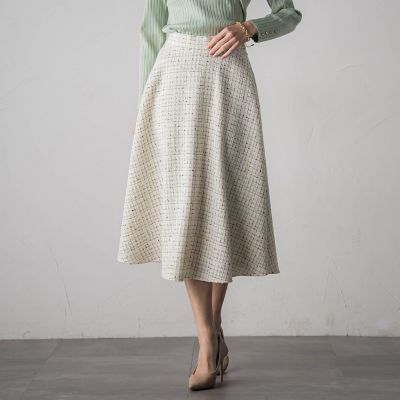 ツイードフレアスカート | Viaggio Blu (Women)/ビアッジョブルー