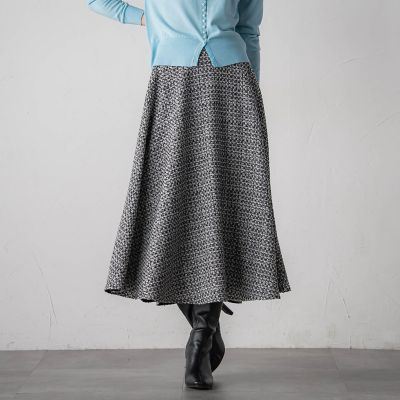 ツイードフレアスカート | Viaggio Blu (Women)/ビアッジョブルー