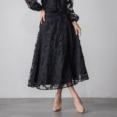 ＜Viaggio Blu (Women)＞スパンコールテープチュールスカート