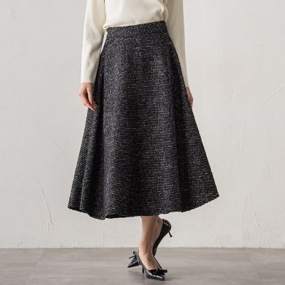 モノトーンツイードスカート | Viaggio Blu (Women)/ビアッジョブルー