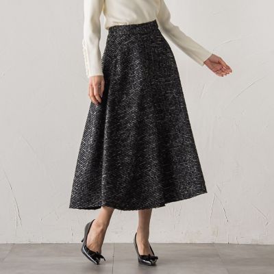 モノトーンツイードスカート | Viaggio Blu (Women)/ビアッジョブルー