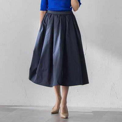 ＜Viaggio Blu (Women)＞タフタフレアスカート