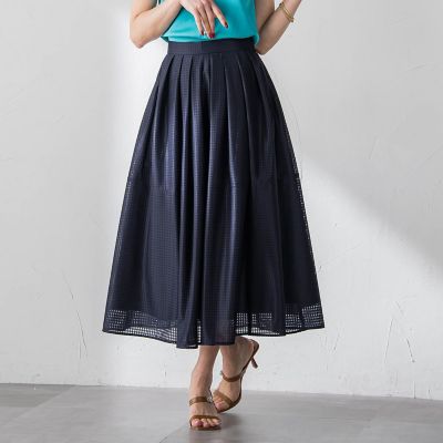 ＜Viaggio Blu (Women)＞ラッセルレースチェックスカート