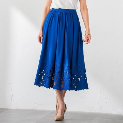 VIAGGIO BLU - ViaggioBluライダース✕同系柄スカートset レースエンブロイダリースカート | Viaggio Blu (Women)/ビアッジョ