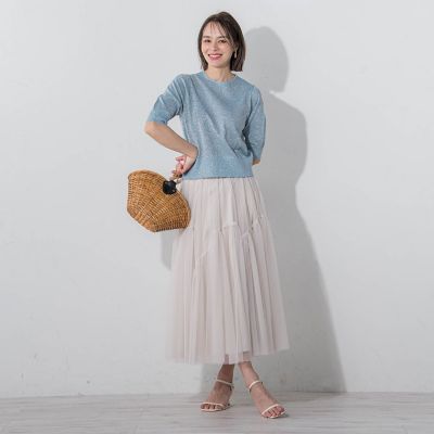シャイニーラメプルオーバー≪手洗い可能≫ | Viaggio Blu