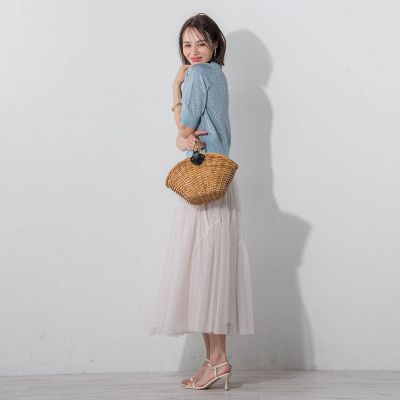 シャイニーラメプルオーバー≪手洗い可能≫
