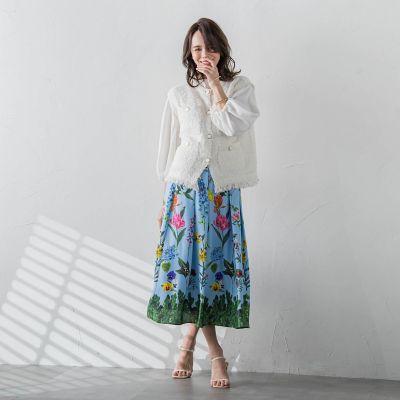 ツィードニットジレ≪手洗い可能≫