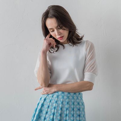 ドッキングシアー袖プルオーバー≪手洗い可能≫