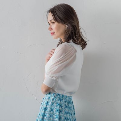 ドッキングシアー袖プルオーバー≪手洗い可能≫