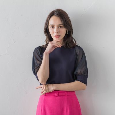 ドッキングシアー袖プルオーバー≪手洗い可能≫