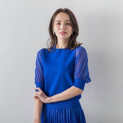 ドッキングシアー袖プルオーバー≪手洗い可能≫