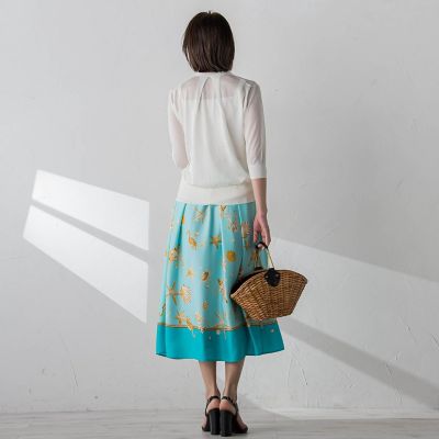 ＬＵＣＩＮＤＡ５分袖カーディガン≪手洗い可能≫