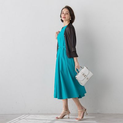ＬＵＣＩＮＤＡ５分袖カーディガン≪手洗い可能≫